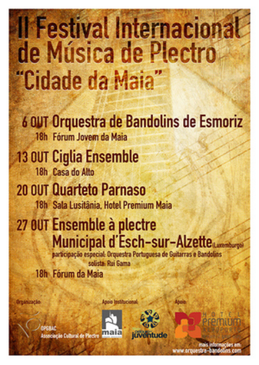 II Festival Internacional de Plectro - Cartaz