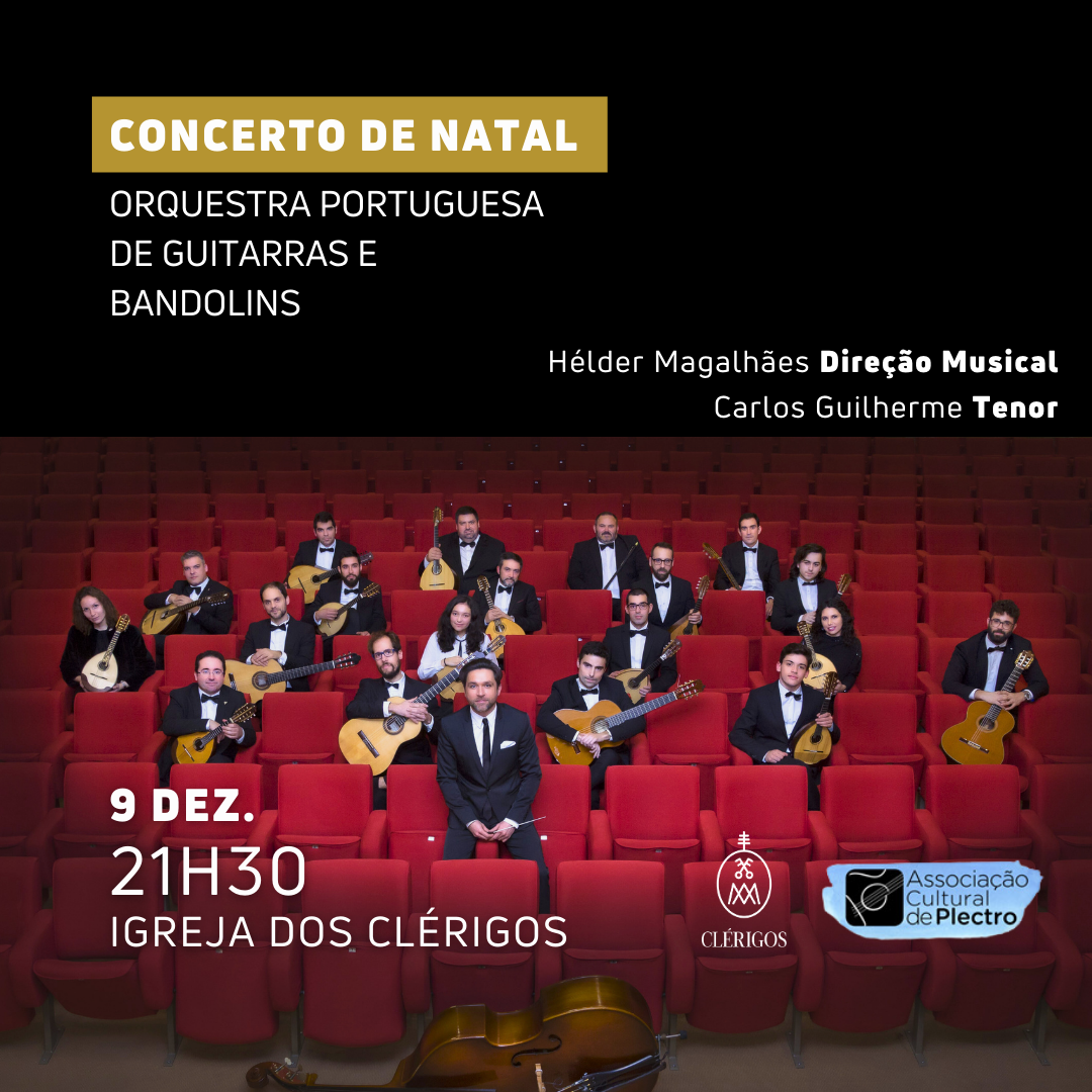 Concerto OPGB & Carlos Guilherme | 9 Dez 21h30 | Igreja dos Clérigos